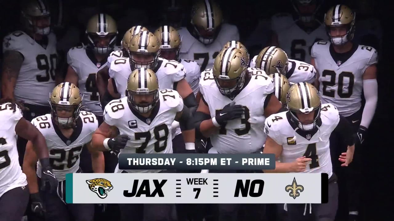 2023 NFL Week 7 Jaguars vs. Saints Video Preview