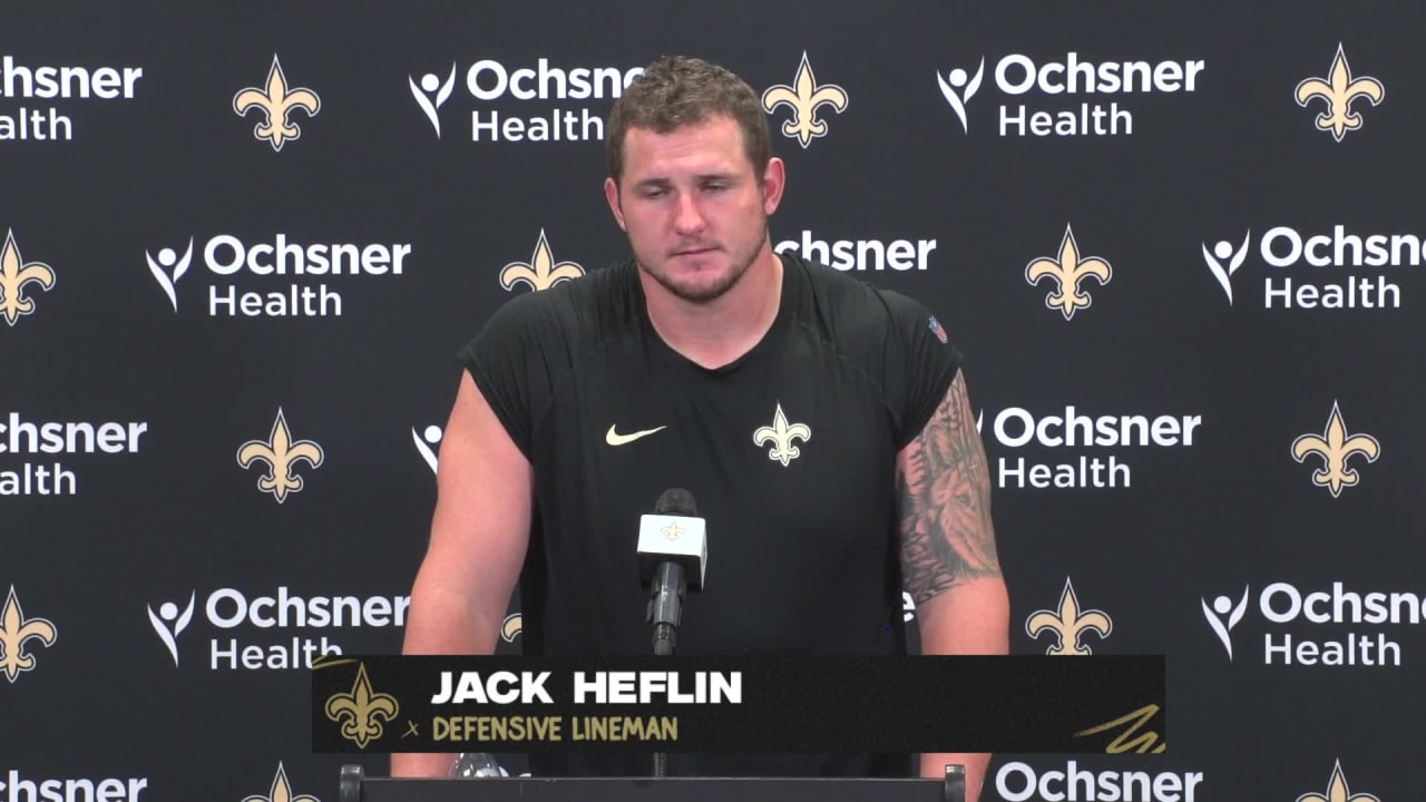Jack Heflin talks Jontre Kirklin, XFL on Day 13 of Saints Training Camp