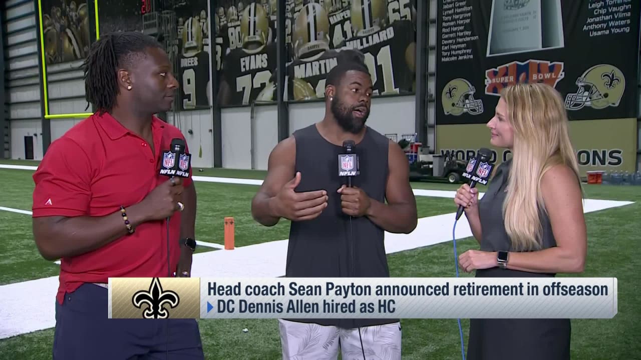 Mark Ingram II on Dennis Allen's presence at Saints camp, explains