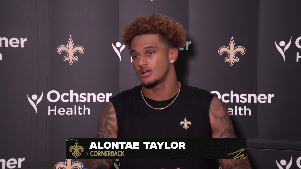 Alontae Taylor talks defensive performance against Panthers