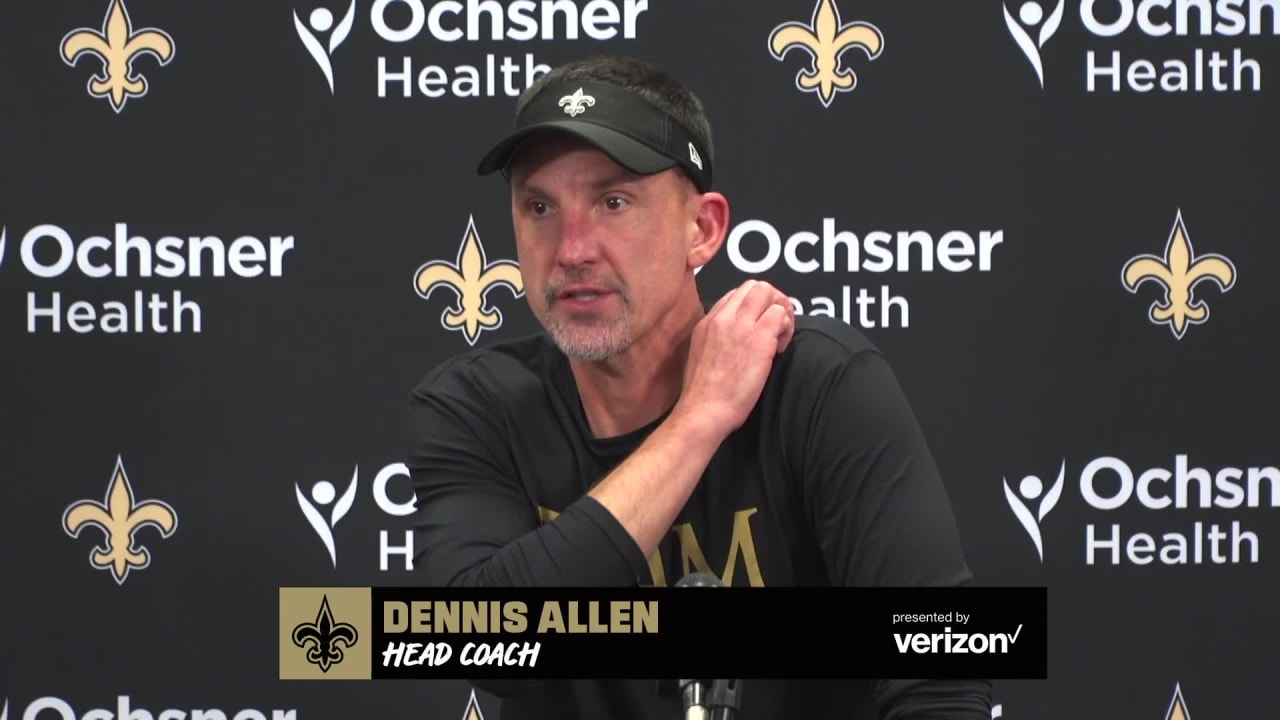 New Orleans Saints Coach Dennis Allen: Cornerback Marshon Lattimore has to  be mindful of instigation