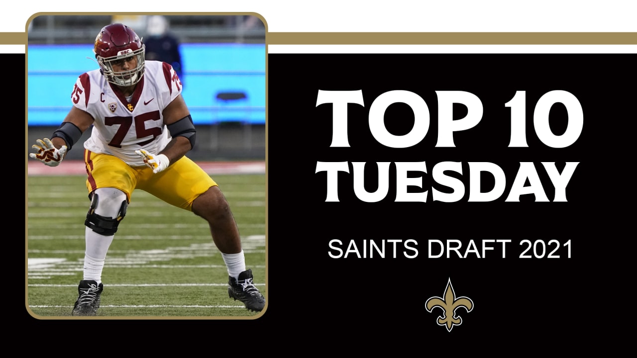 Top 10 Tuesday Latest 2021 NFL Draft big board offensive guards