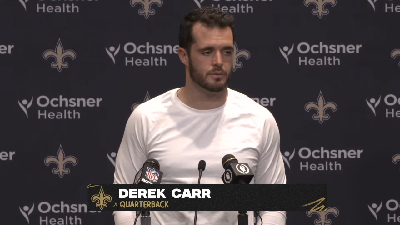 Saints QB Derek Carr active vs. Buccaneers, National