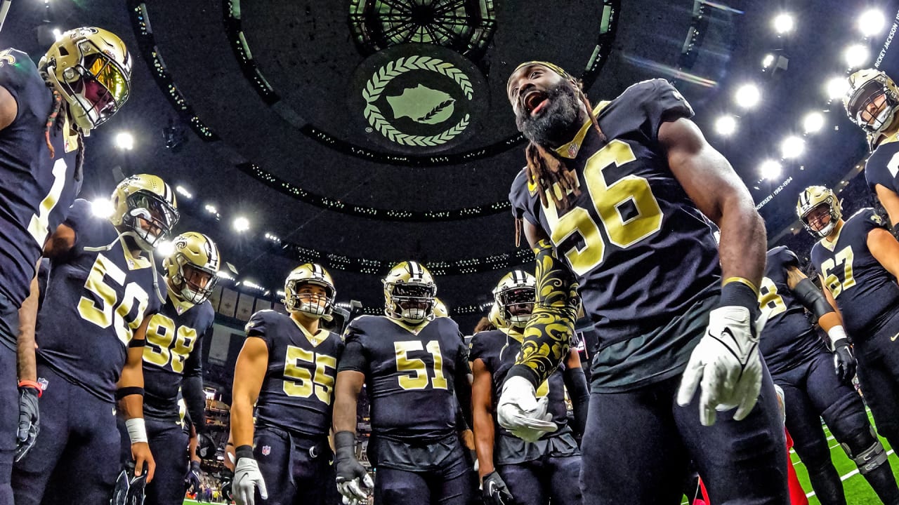 Saints vs. Packers Pregame Huddle