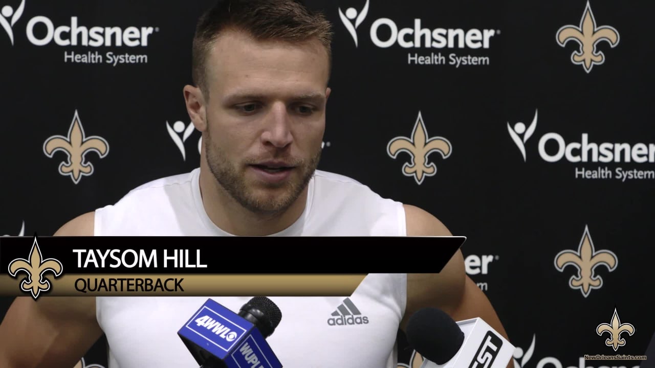 Taysom Hill Training Camp Media Availability August 15