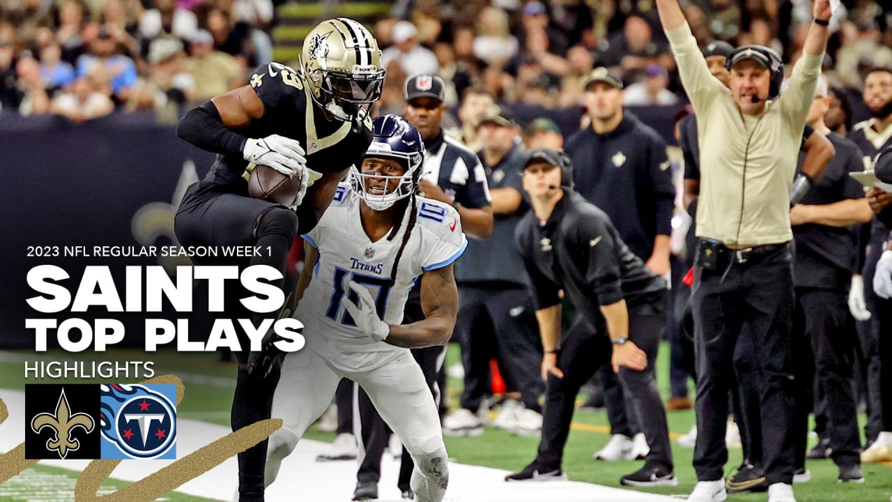 New Orleans Saints' Top Plays vs. Tennessee Titans Week 1