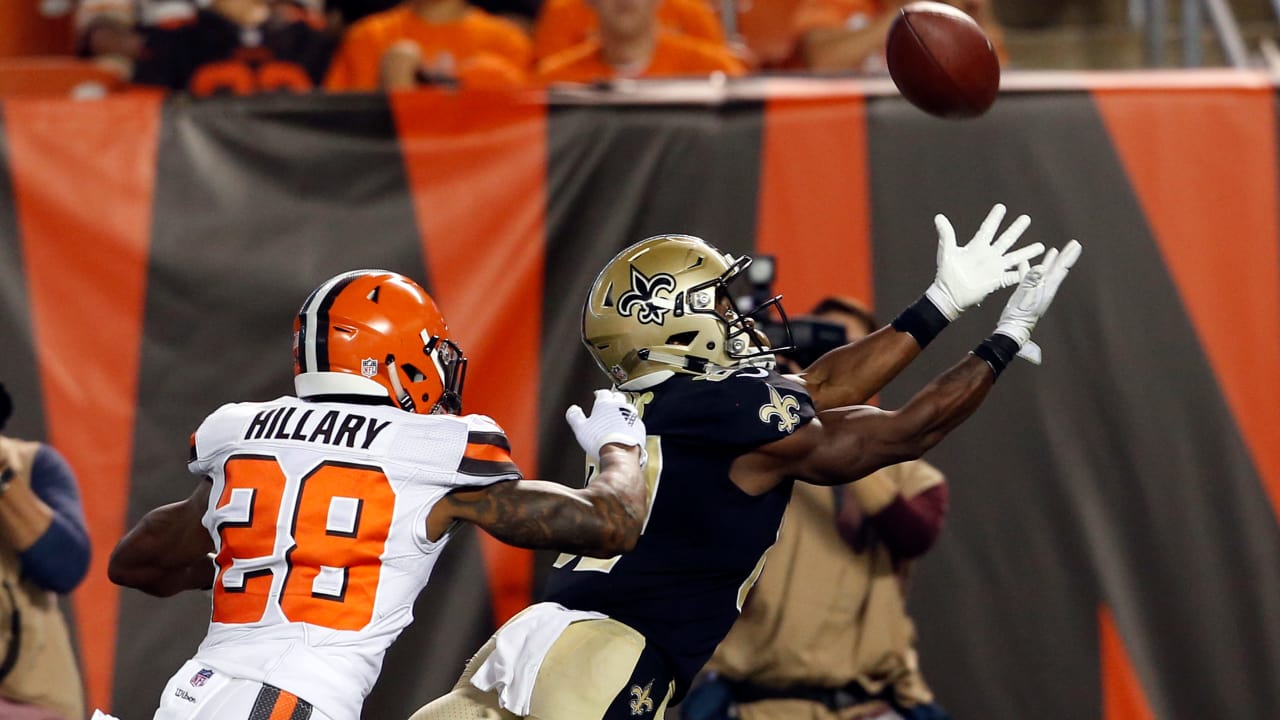 Inside the Game New Orleans Saints, Cleveland Browns statistical