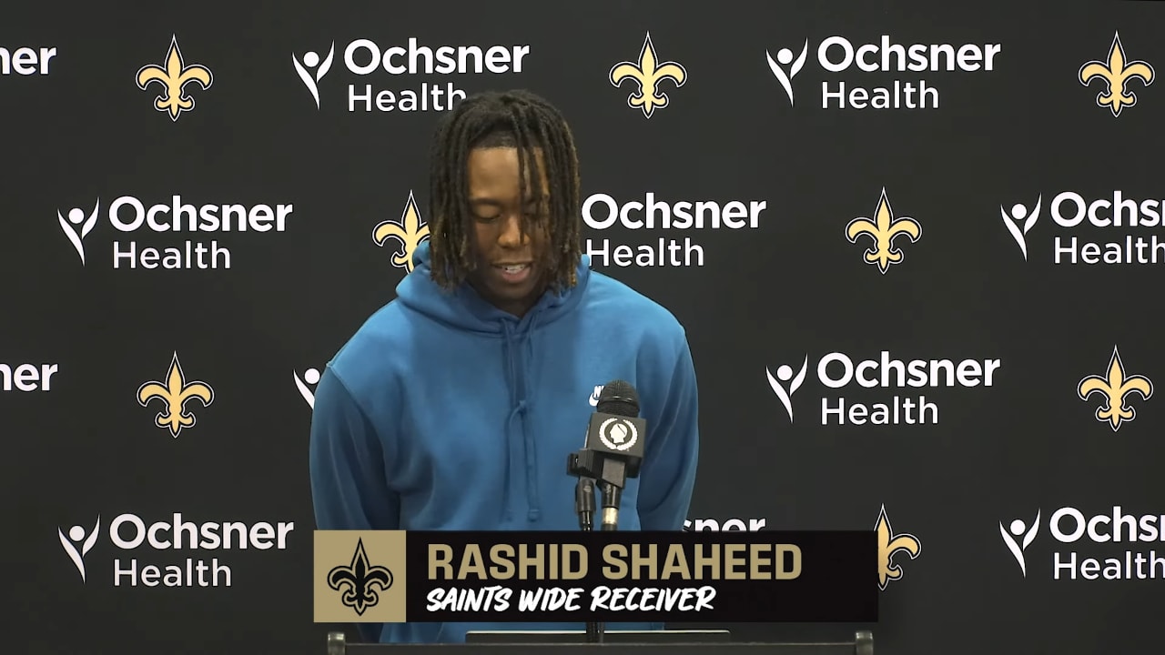 New Orleans Saints Wide Receiver Rashid Shaheed On Productive Game In Tough Loss Vs Bucs 12622