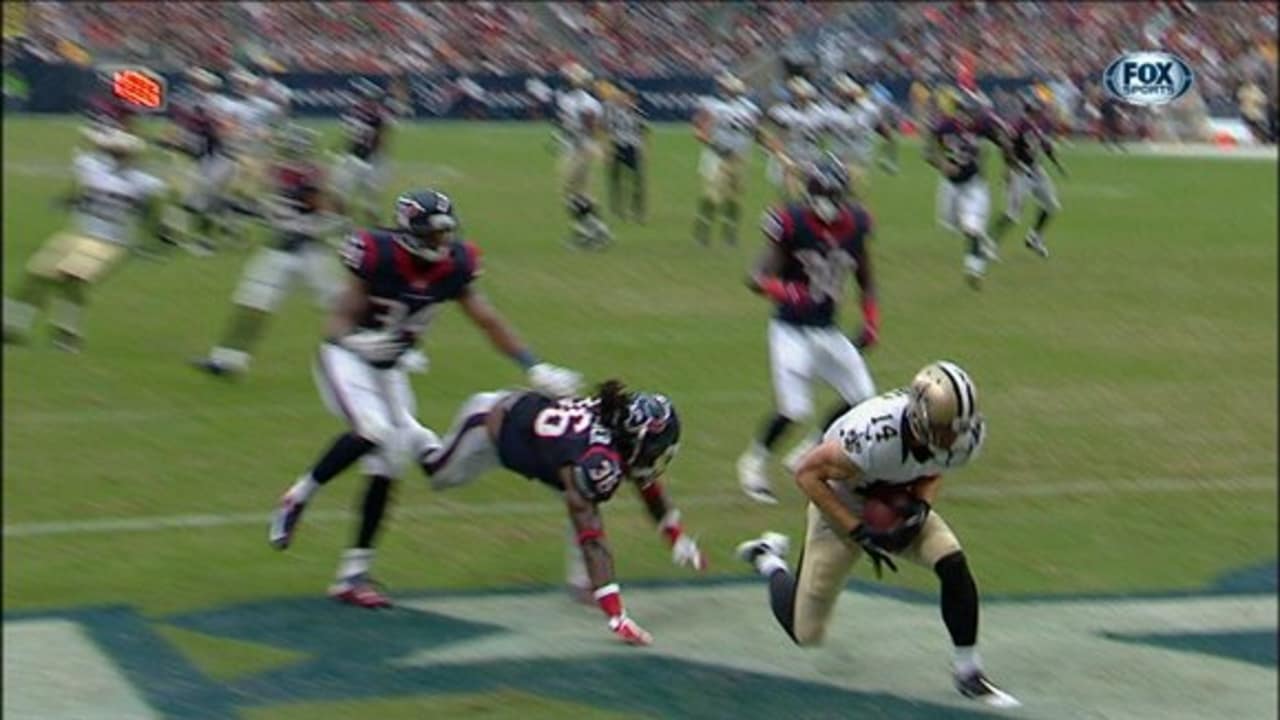 New Orleans Saints wide receiver Andy Tanner (14) runs with the