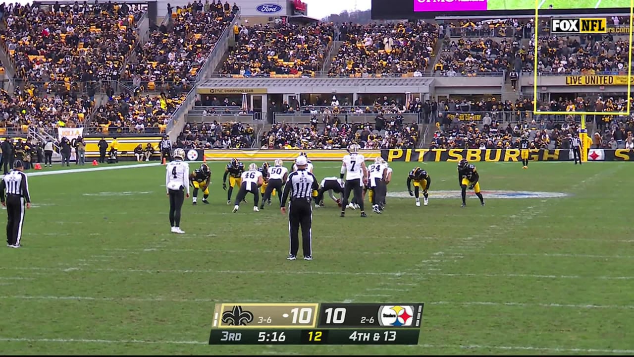 What channel is Pittsburgh Steelers game today vs. Saints? (11/13