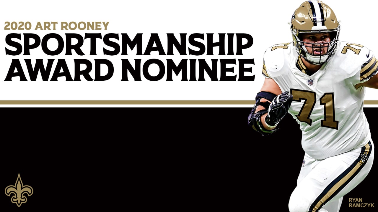 Who are the finalists for the Art Rooney Sportsmanship Award?