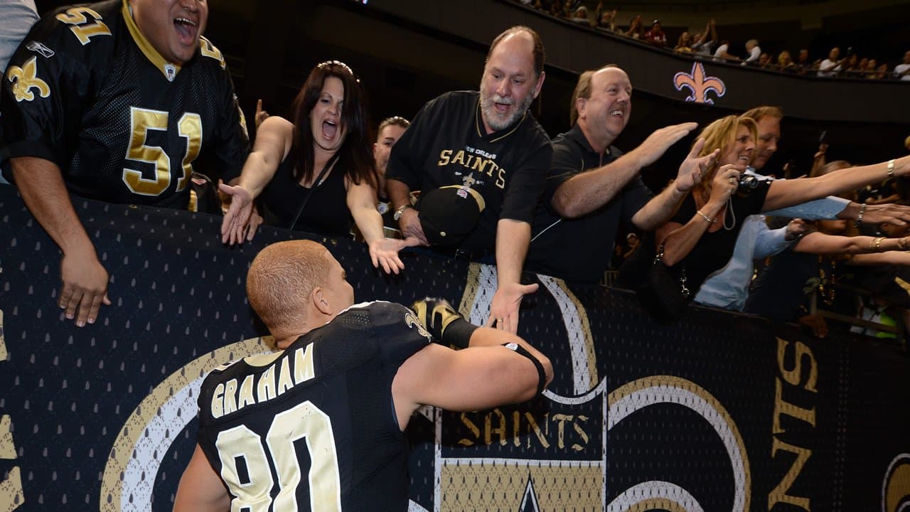 New Orleans Saints on X: TOUCHDOWN. JIMMY. GRAHAM!!!!!! #Saints