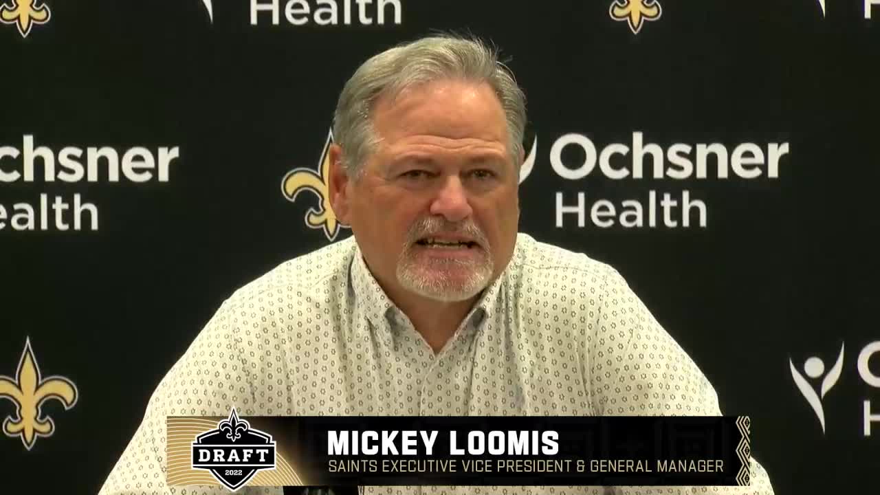 Mickey Loomis recaps the Saints Draft 2022 NFL Draft