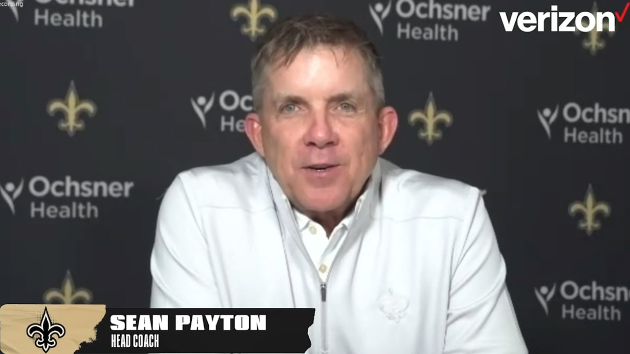 2021 NFL Draft New Orleans Saints Head Coach Sean Payton recaps the
