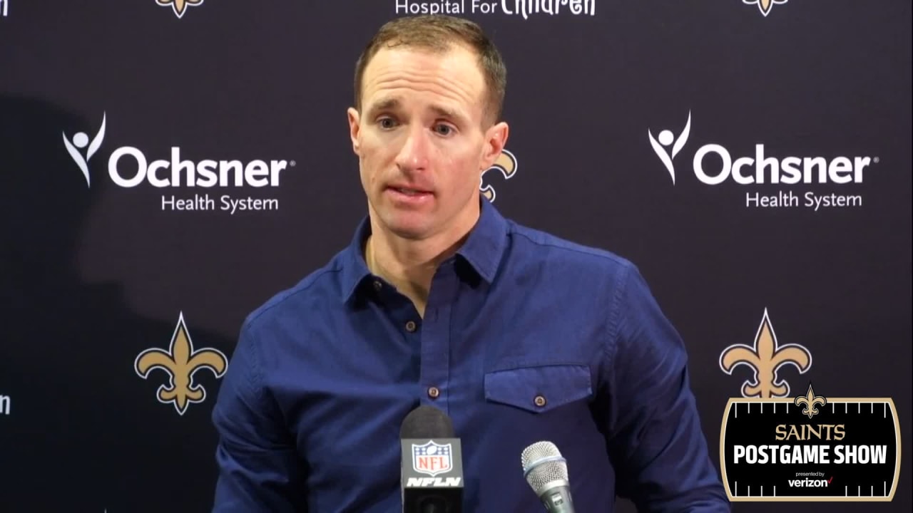 Drew Brees Saints Vs Buccaneers Postgame Press Conference
