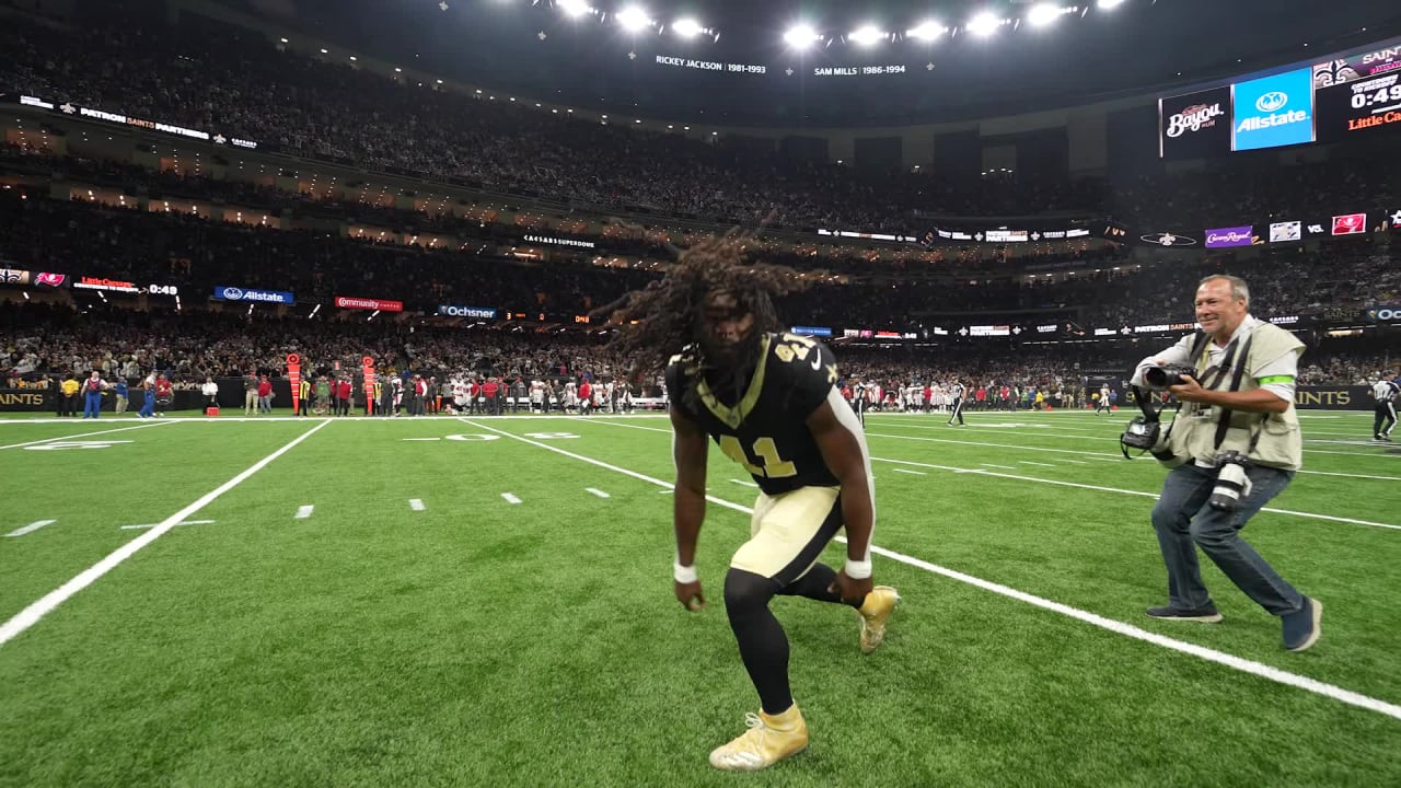 Tyrann Mathieu Leads Saints Pregame Chant Inside Caesars Superdome 