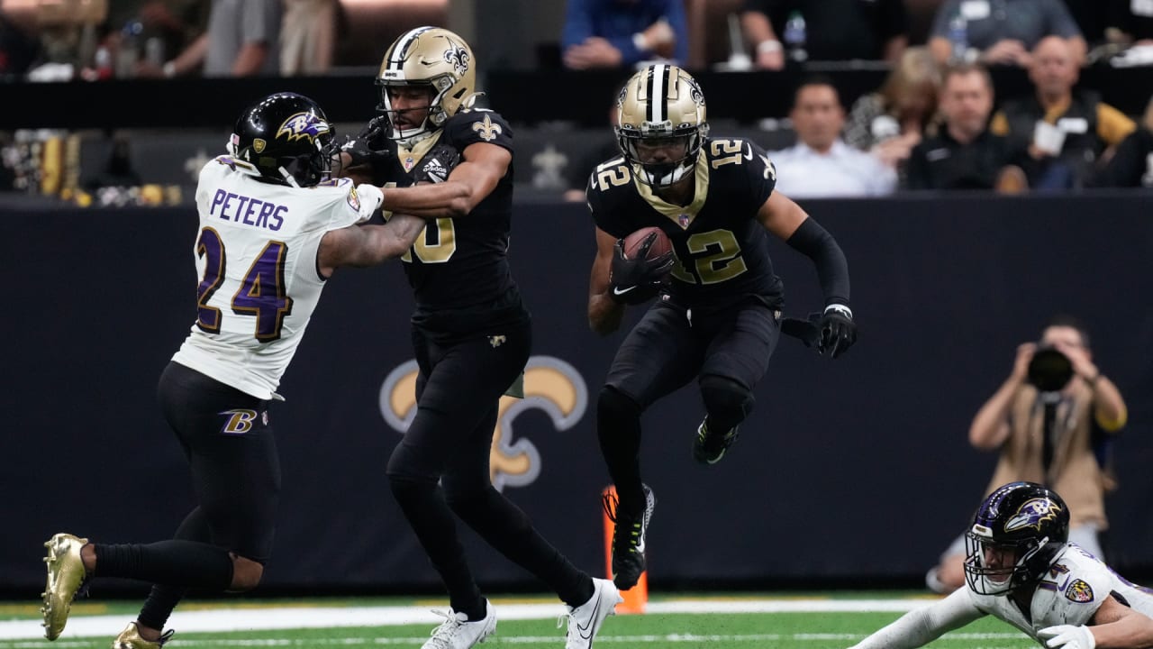 Chris Olave displays offensive knowledge as a rookie for New Orleans Saints