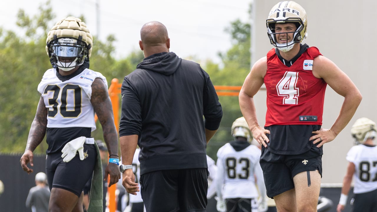 Derek Carr on Working w/ Michael Thomas at Saints OTAs 6/6/2023 