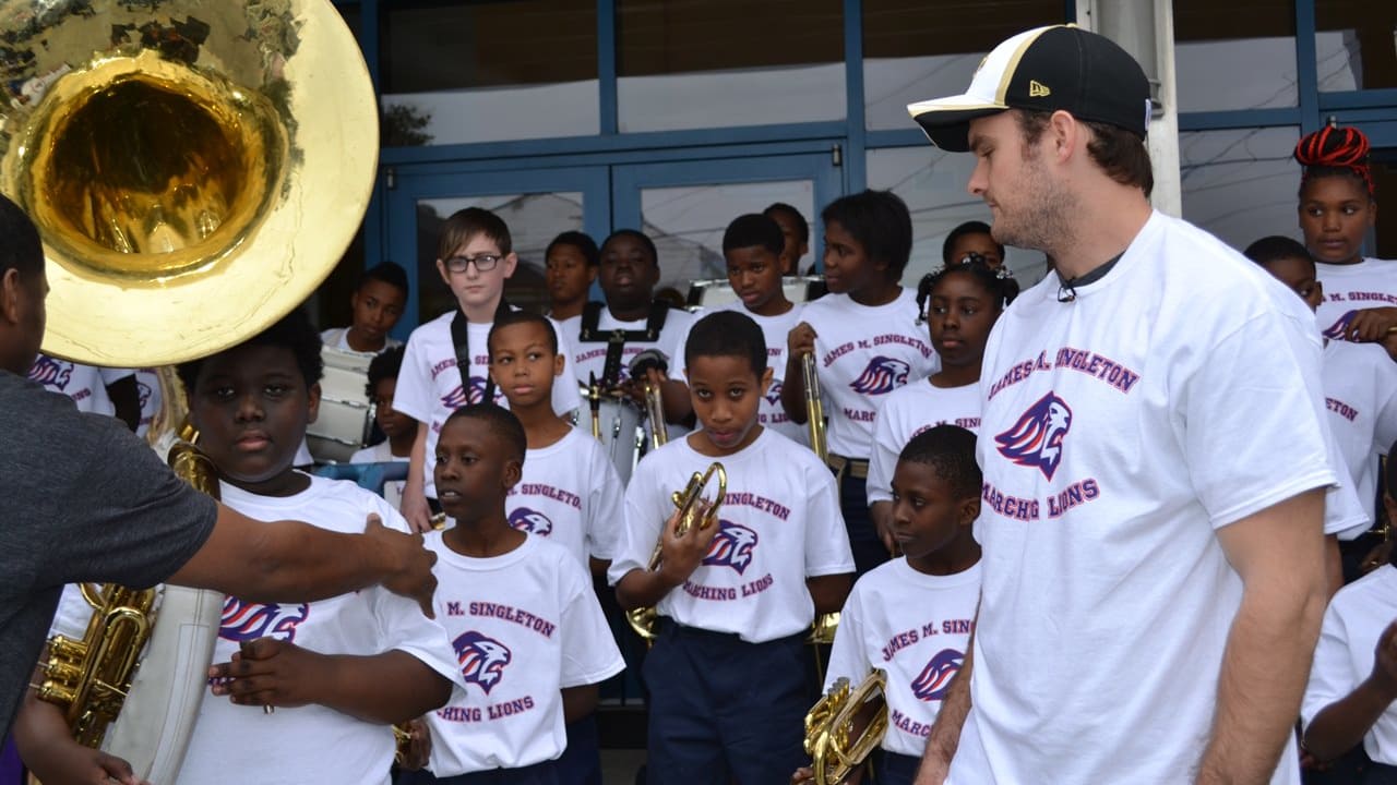 Thomas Morstead donates instruments to James M. Singleton Charter School