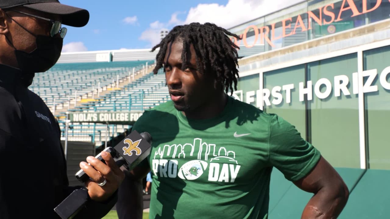 Tulane RB Tyjae Spears Interview Tulane Pro Day 2023