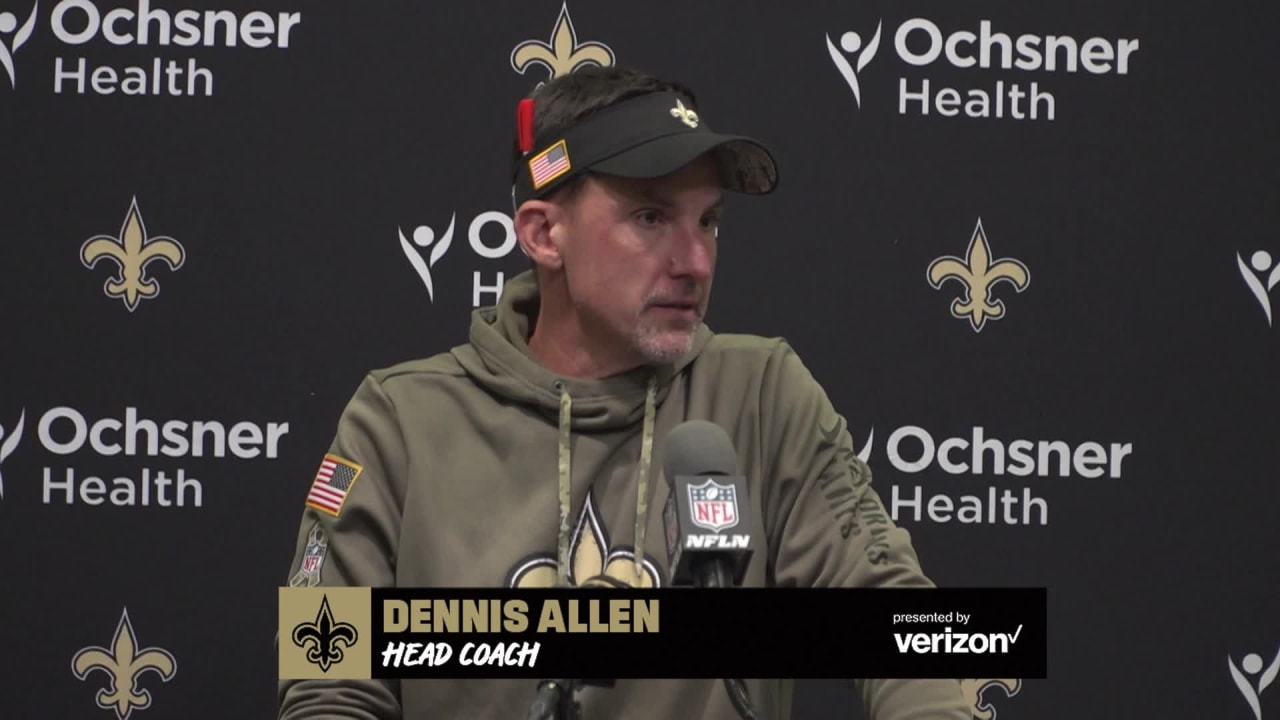 Dennis Allen Recaps Win Vs Los Angeles Saints Vs Rams Post Game Interview 2022 Week 11 5576