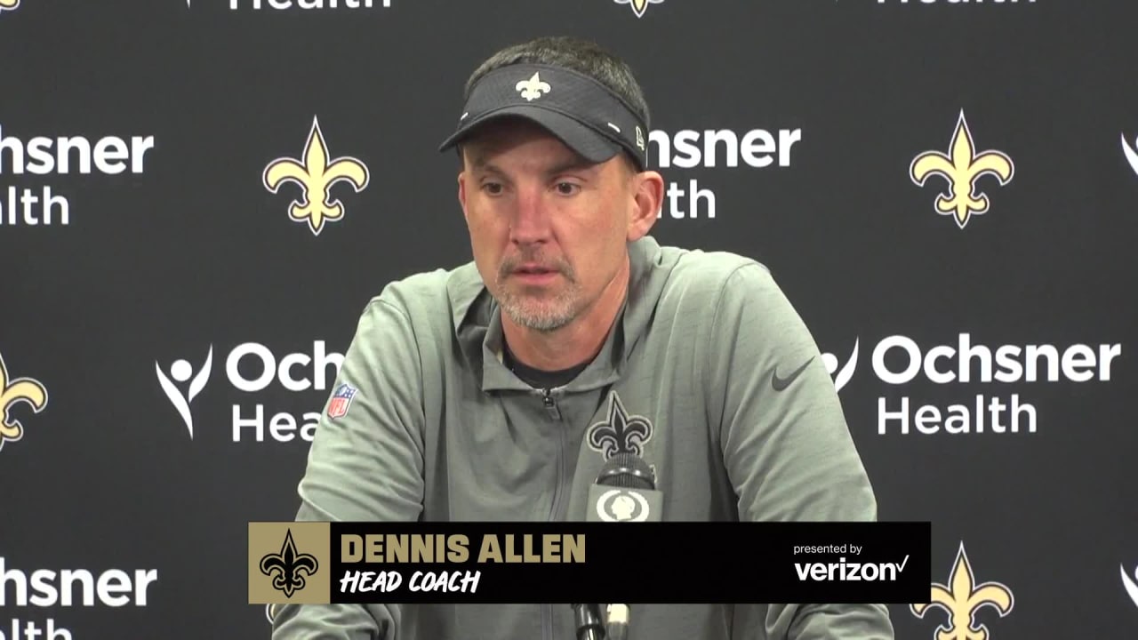 Report: Saints won't fire head coach Dennis Allen after 2022 season