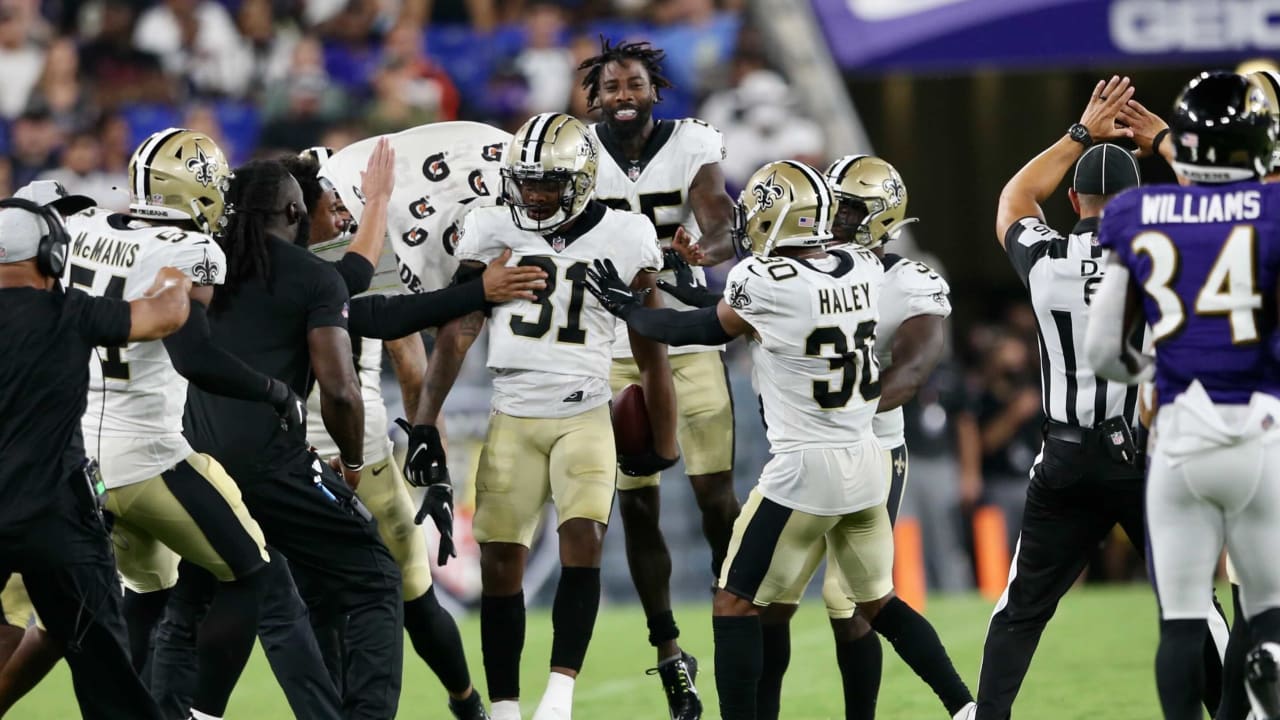 Baltimore Ravens vs. New Orleans Saints highlights