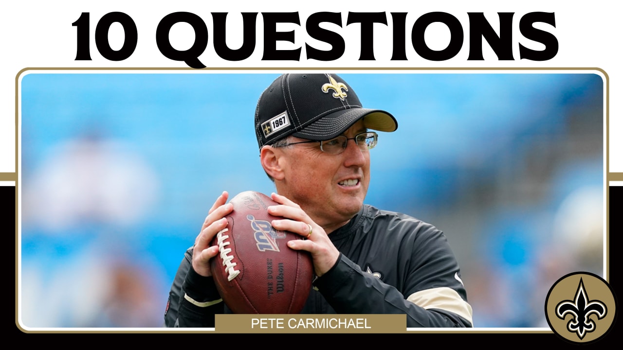 10 questions with new orleans saints offensive coordinator pete carmichael