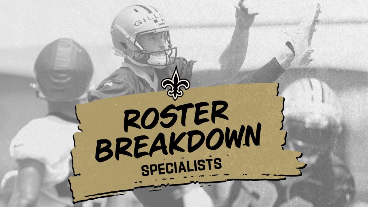 New Orleans Saints Specialists  2022 Roster Position Breakdown