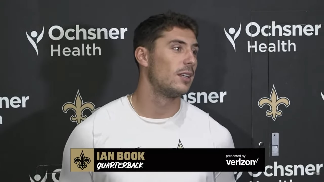 Saints QB Ian Book looking to shake off rough outing against the Texans