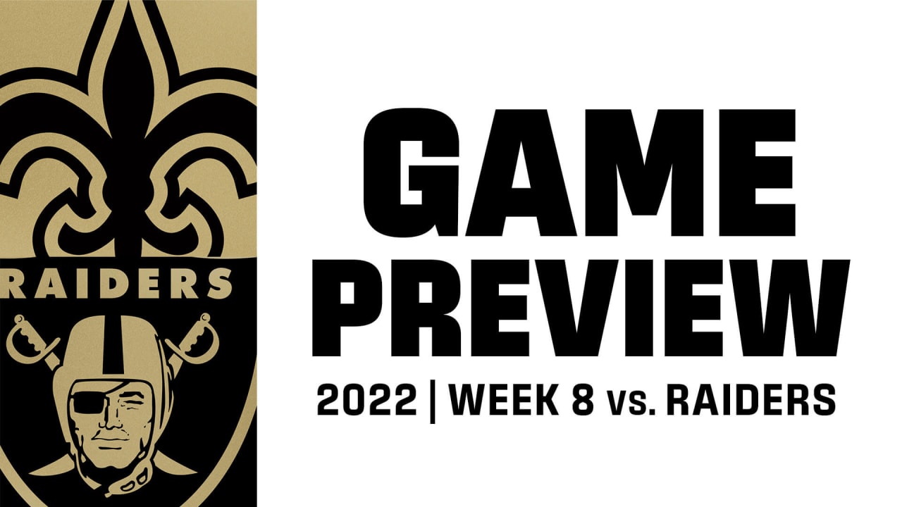 New Orleans Saints vs. Las Vegas Raiders Week 8 Game Preview