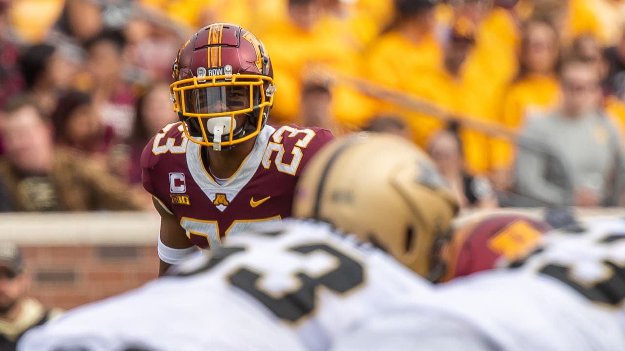 2023 NFL Draft S Jordan Howden, Minnesota, Round 5, Pick 146 5