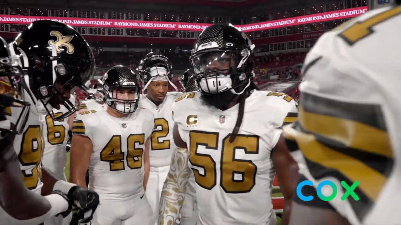 Saints Pregame Huddle vs. 49ers