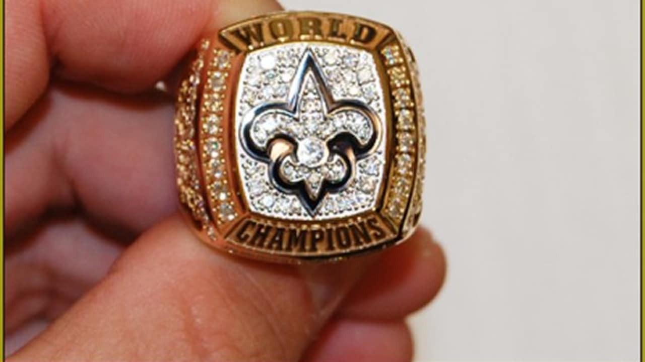 saints super bowl ring