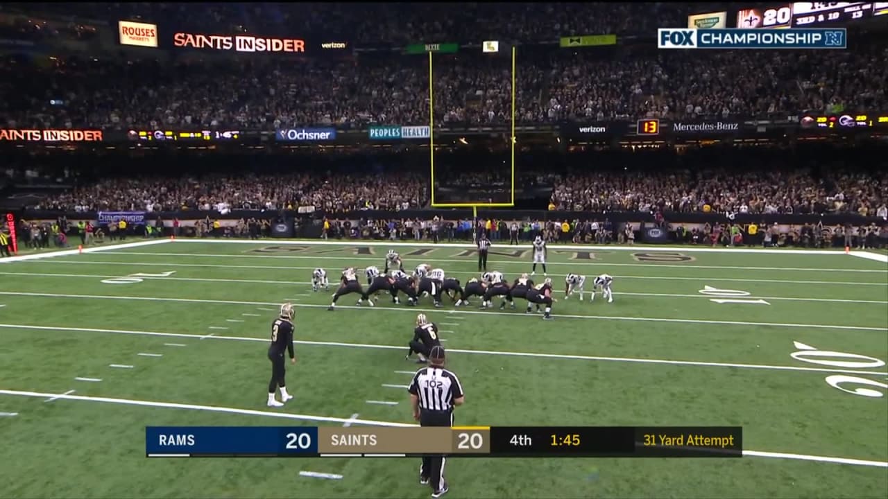 WATCH: Saints' Will Lutz misses 61-yard field goal in heartbreaking loss to  Vikings – NBC Sports Chicago