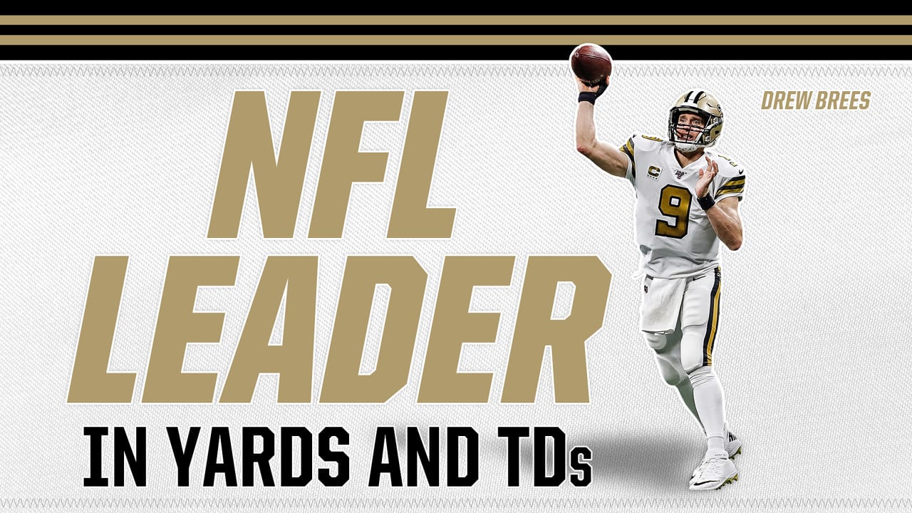 Pro Football Hall of Fame on X: 540! @drewbrees is the new record holder  in @NFL history for most career TD passes, surpassing Peyton Manning's  previous mark of 539 TD passes. @Saints