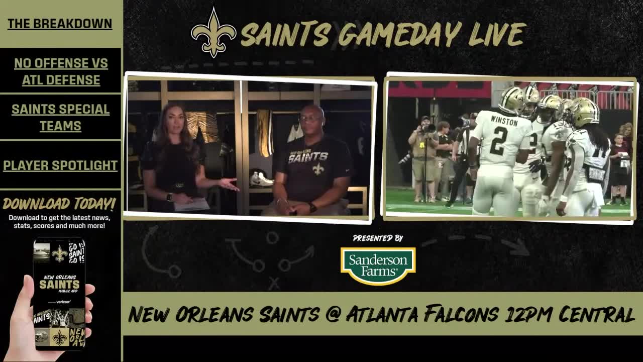 Saints Gameday LIVE  2022 Week 1 vs. Atlanta Falcons