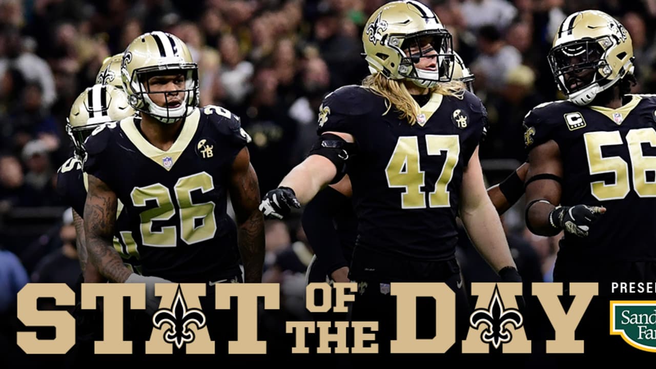 New Orleans Saints Stat of the Day for Friday, Jan. 18 presented by