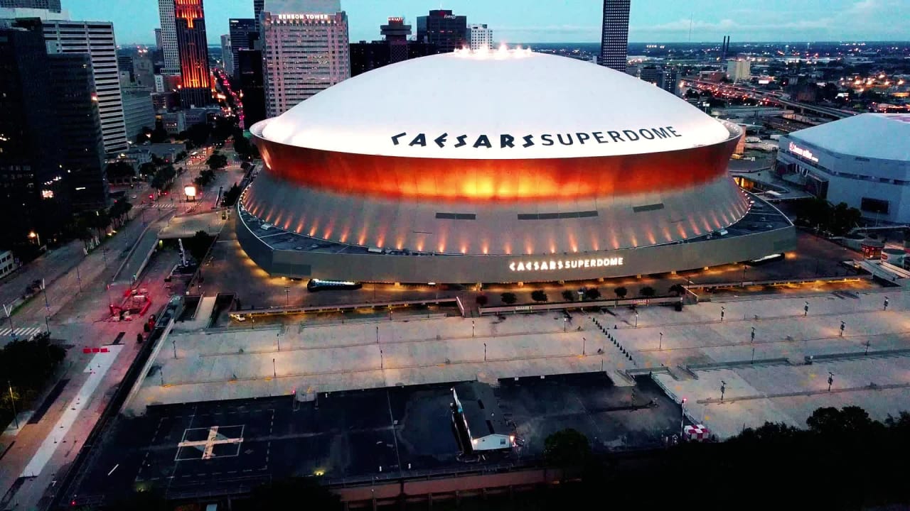 Caesars Superdome, New Orleans Saints football stadium - Stadiums of Pro  Football