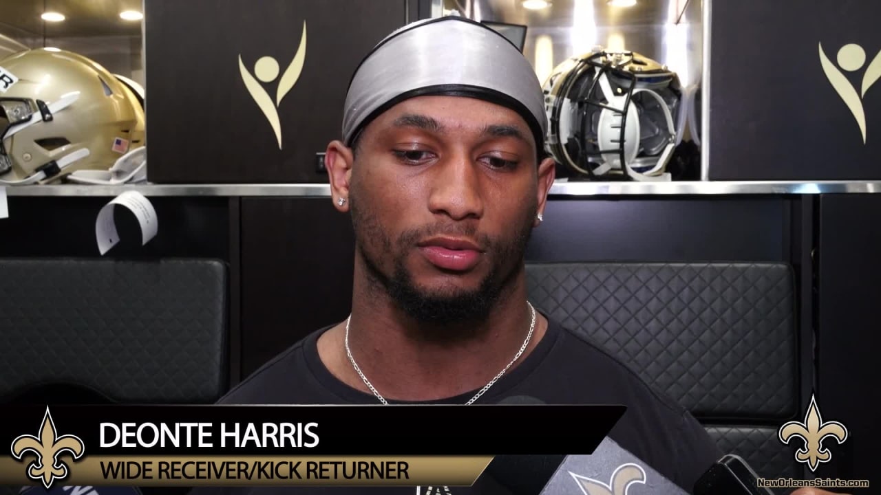 Receiver Deonte Harris showed his potential as returner for New Orleans  Saints