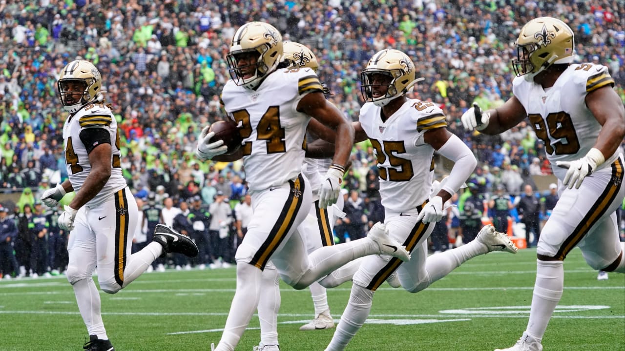 Eli Apple, Vonn Bell combine to help turn game in Saints favor against  Seattle: the Eustis Insurance Turning Point of the Game