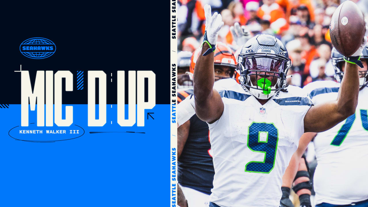 Seahawks Mic’d Up: Kenneth Walker III – Week 6 | 2023 Seattle Seahawks