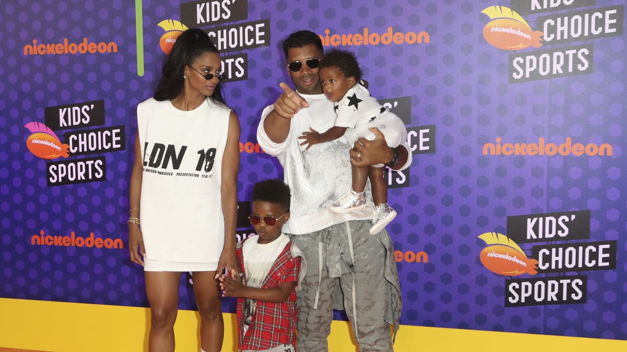 Ciara brings her family to Nickelodeon Kids' Choice Sports Awards 