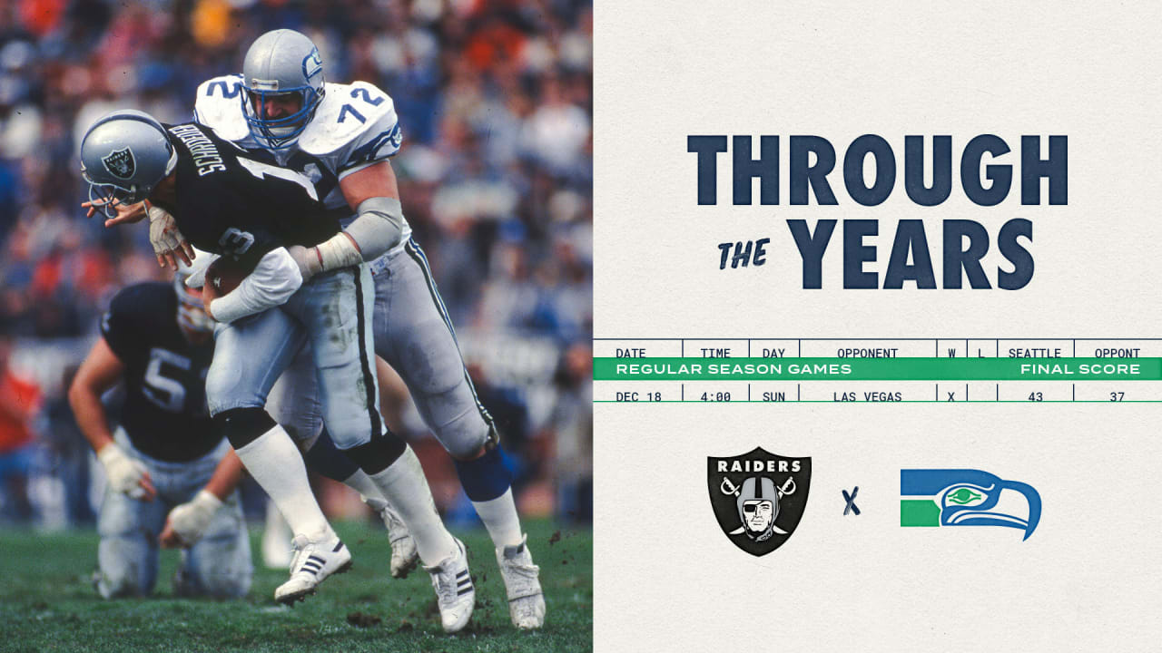 PHOTOS Seahawks vs. Raiders Through The Years