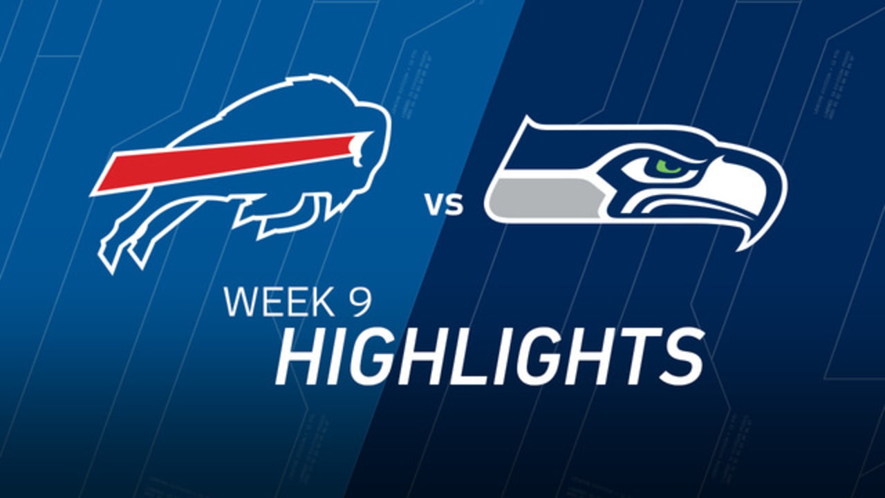 Bills vs. Seahawks  NFL Week 9 Game Highlights 