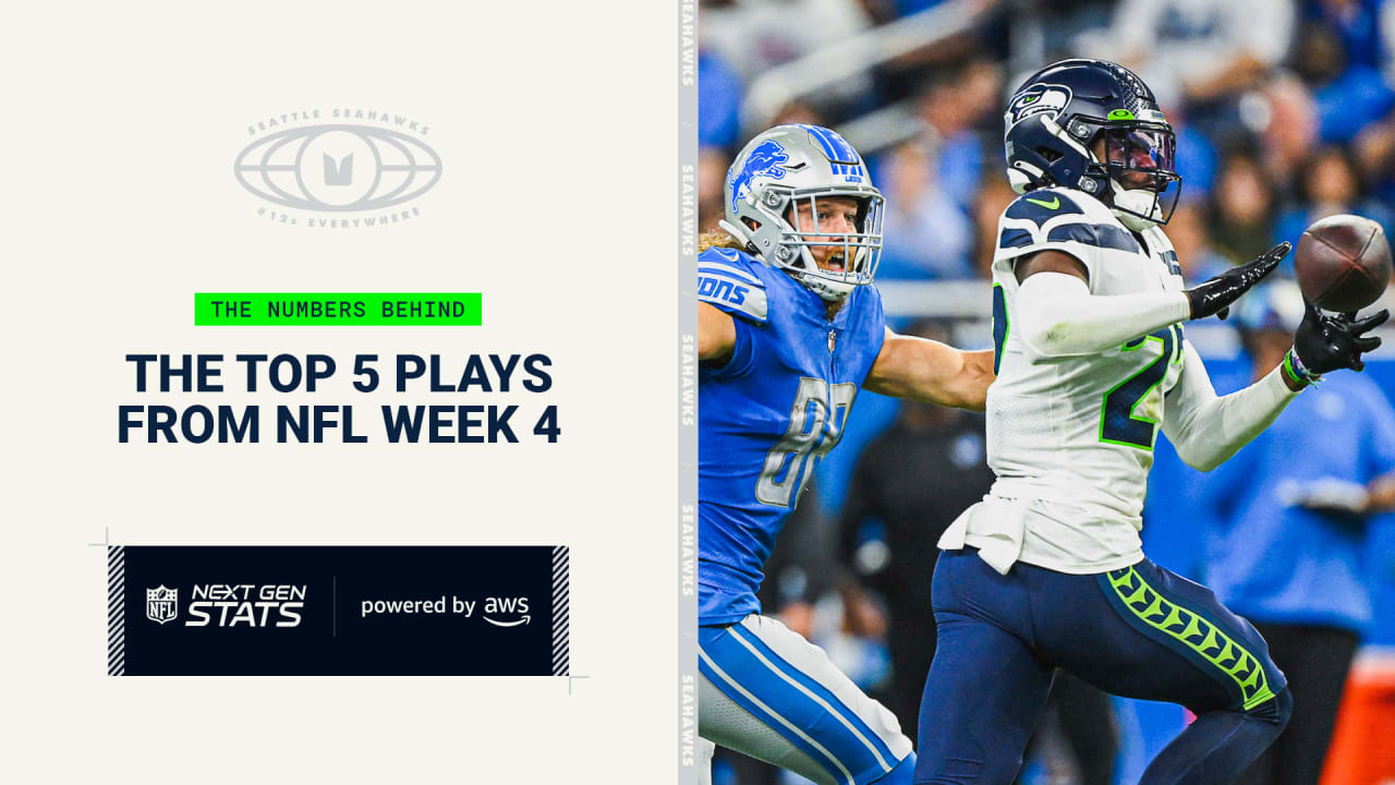 Next Gen Stats Top 5 plays From NFL Week 4