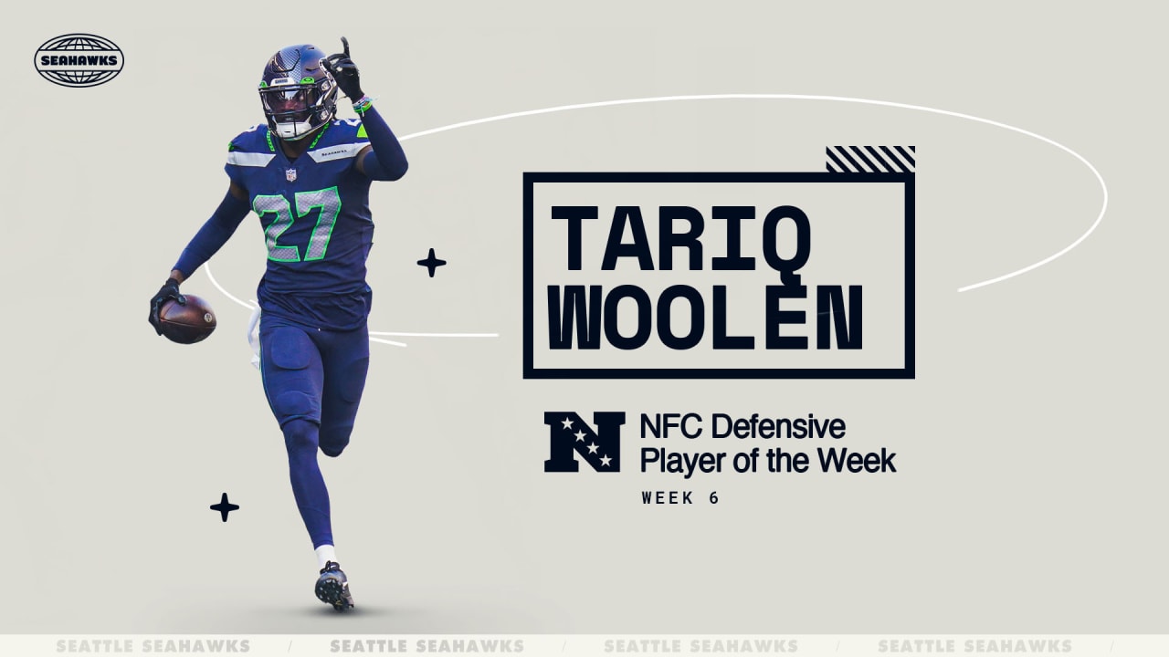 Tariq Woolen Nominated For Rookie Of The Week