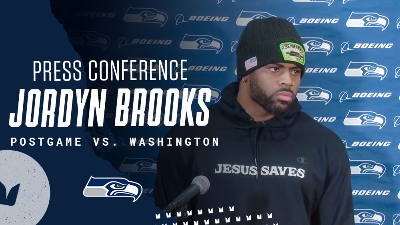 Jordyn Brooks Seahawks Postgame Press Conference Week 12 vs. Washington