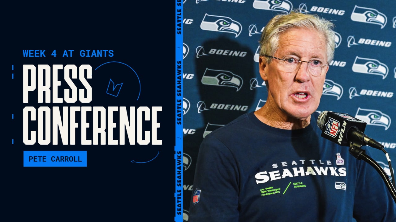 Carroll on Adams' return, Seahawks' rookies ahead of Giants game