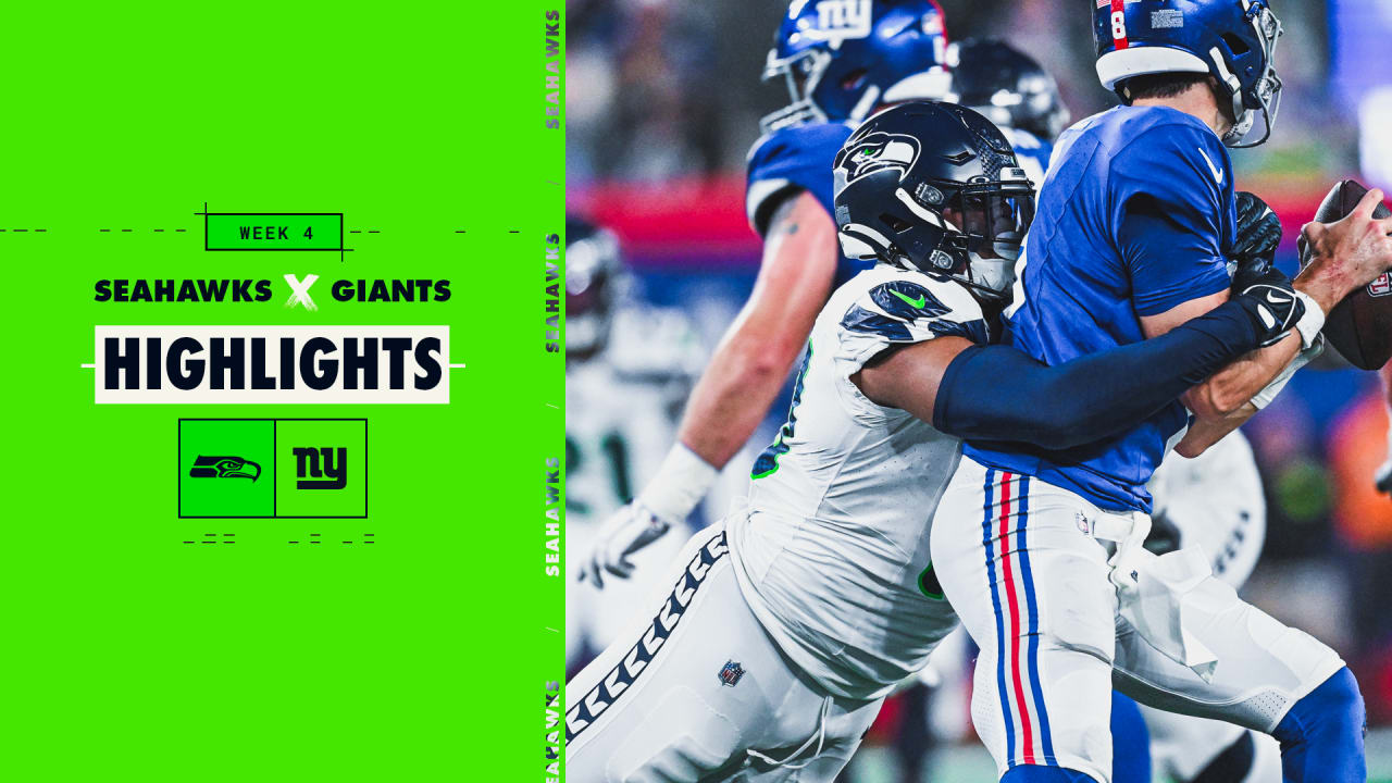 Seahawks vs. Giants Score, Highlights, and More: Seahawks Demolish Giants  on Monday Night Football